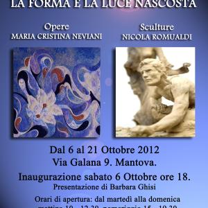 FOTO mostra LA FORMA E LA LUCE NASCOSTA.