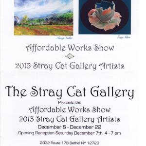 Artist Carla Strozzieri partecipa a Stray Cat Gallery Affordable Works Show mostra d'arte selezionato