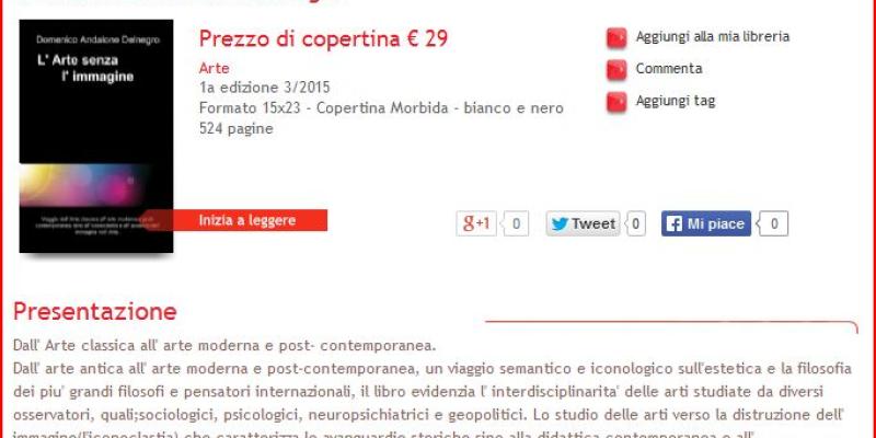 L' Arte senza l' immagine L' Arte senza l' immagine