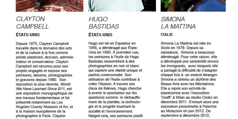 ARTISTES EN RESIDENCE "open studio"