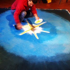 Teleromagna. Al lavoro sulla scenografia... work in progress