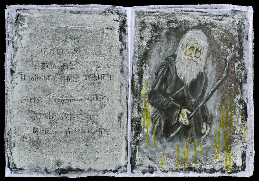 Mixed Media DANTE - Caronte