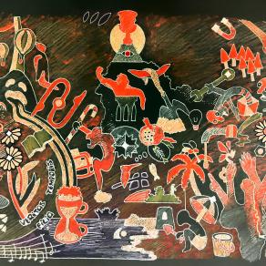 Cosmogonia, colour layout