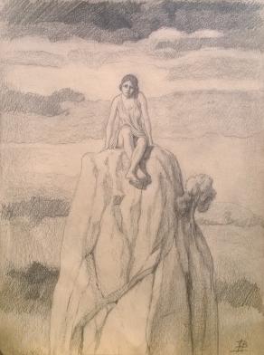 psiche abbandonata su una rupe psiche abbandonata su una rupe