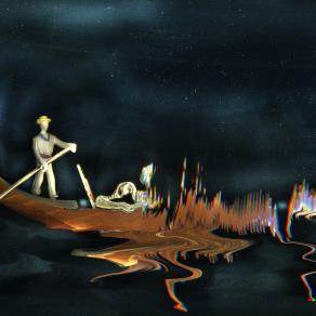 notturno stellato veneziano in dissoluzione.