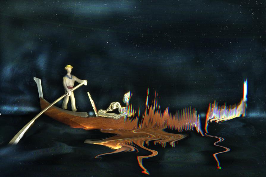 notturno stellato veneziano in dissoluzione.