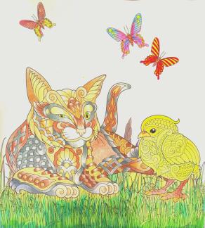 Il gatto è imprevedibile ed ammaliante come un’orchidea selvaggia...!!!