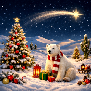     ... Sotto il cielo stellato dell'Artico !!! ...