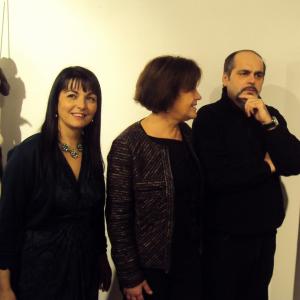 Il Maestro di scultura Denis Raccanelli alla ArteArte di Mantova.