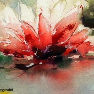 EFFETTO ACQUA, ACQUERELLI E SCULTURE IN VILLA