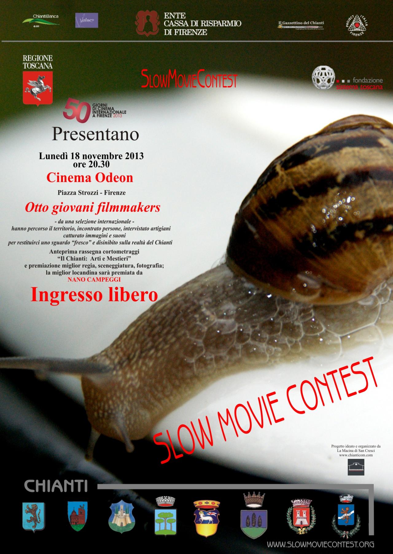 Slow Movie Contest - Anteprima corti Cinema Odeon - Firenze