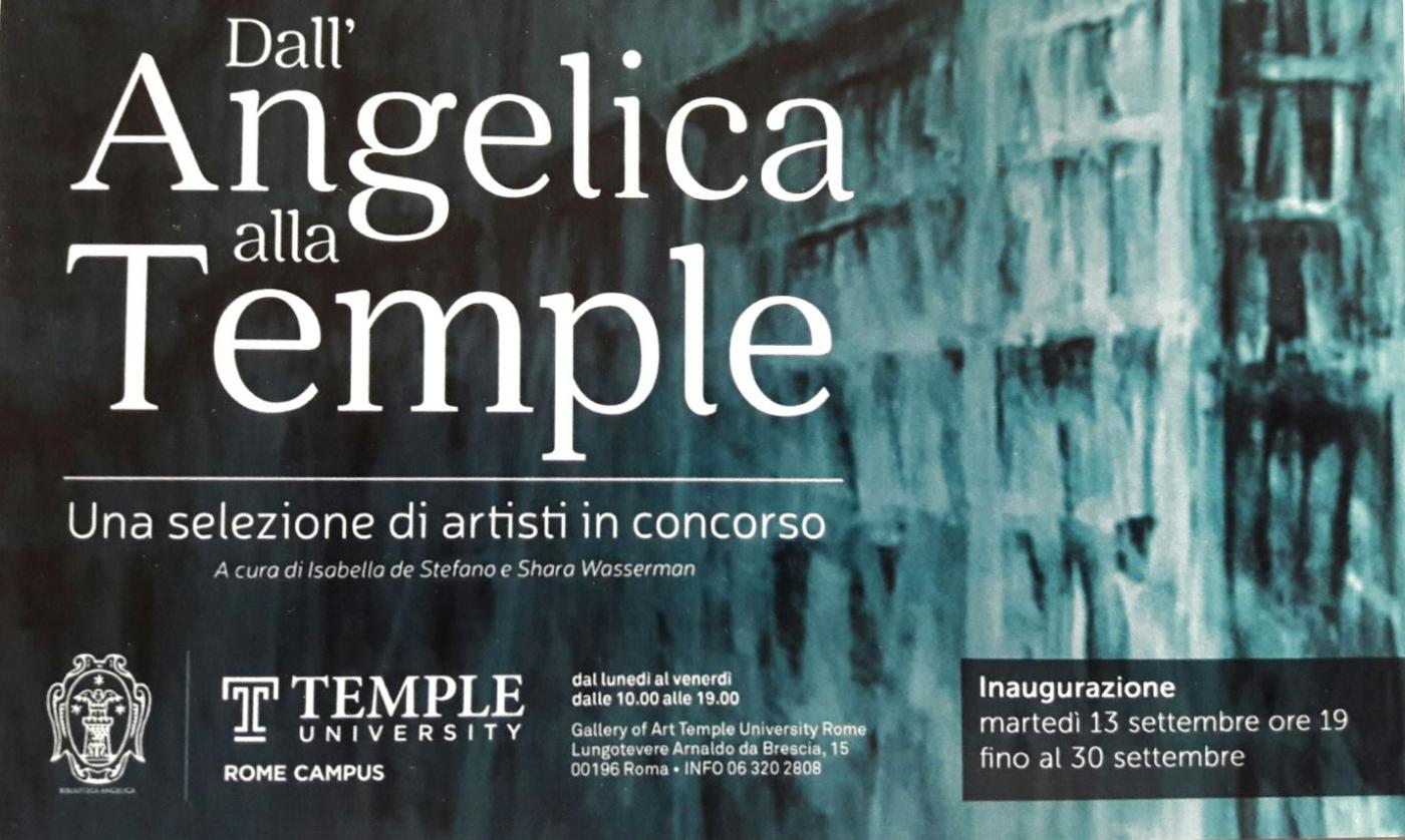 Dall'Angelica alla Temple- A cura di Isabella de Stefano e Shara Wasserman-Gallery of Art Temple University Roma