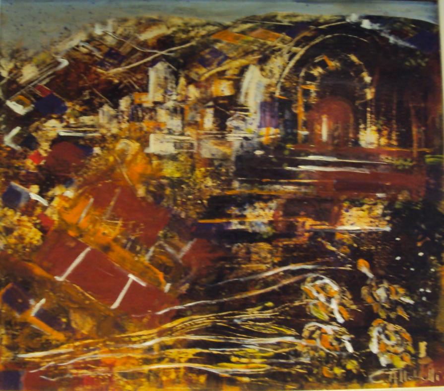 portale con girasoli  morenti