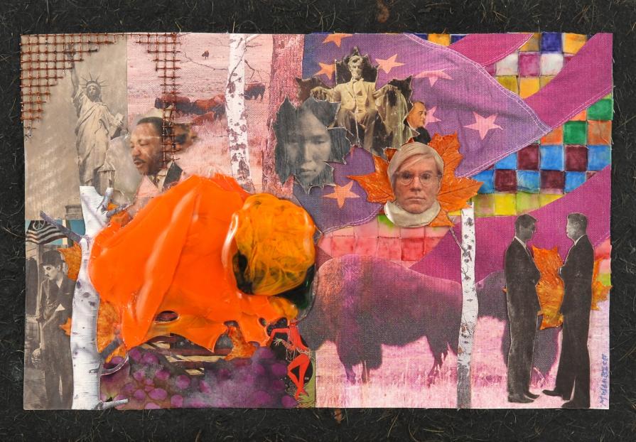 An Orange Bison In America