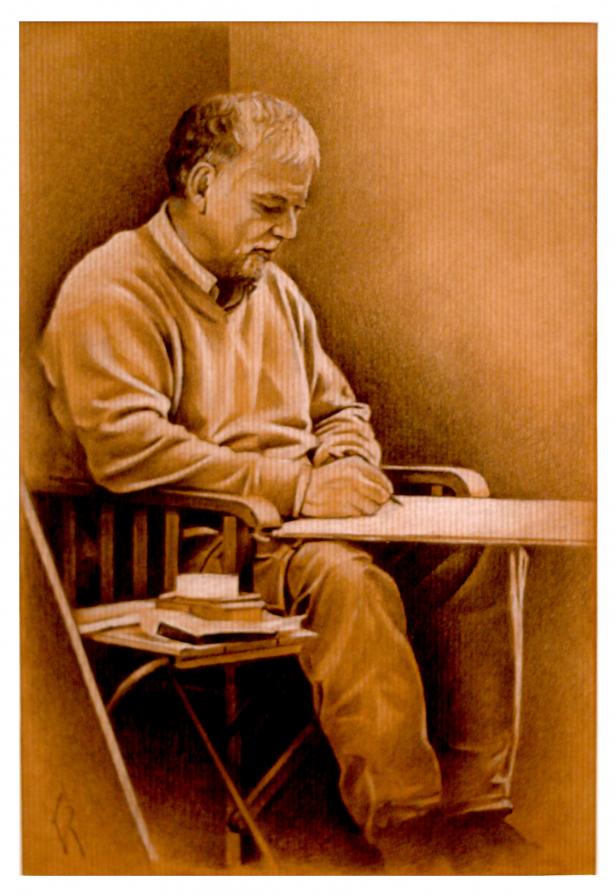 figura maschile seduta