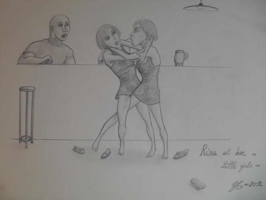 Rissa al bar - Little girls