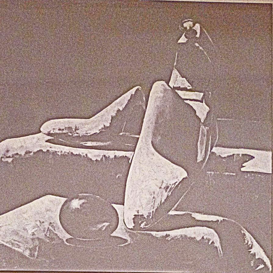 PASSO SECONDO olio a spatola su tela 95x 95cm