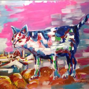 Firenze gatto sul tetto 