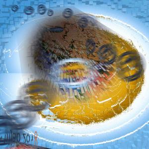 The air bubbles have increased back and forth