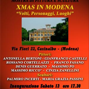 XMAS ART IN MODENA - volti personaggi, luoghi XMAS ART IN MODENA - volti personaggi, luoghi