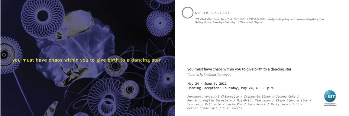 you must have chaos within you to give birth to a dancing star