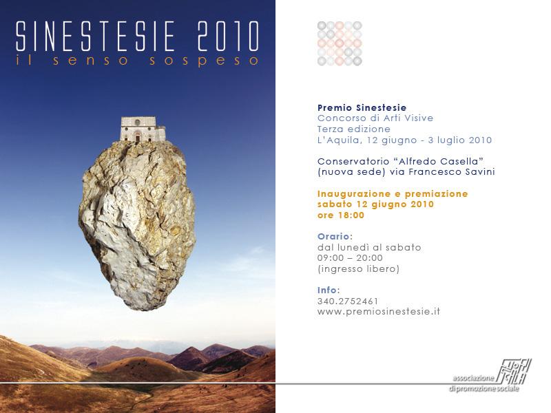 Sinestesie 2010. Il senso sospeso