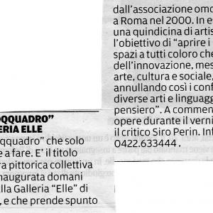 Articoli usciti sulla mostra Soqquadro Factory