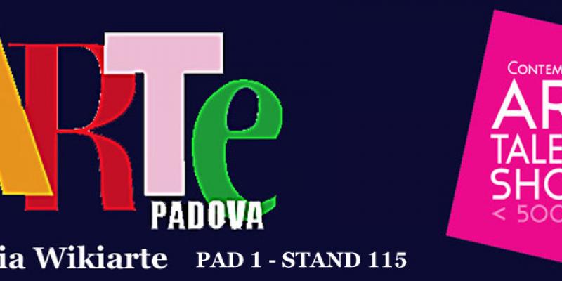 La Galleria Wikiarte in Fiera Arte Padova PADIGLIONE 1  STAND 115