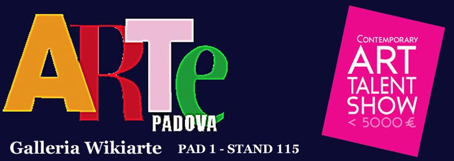 La Galleria Wikiarte in Fiera Arte Padova PADIGLIONE 1  STAND 115