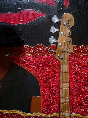 MARCUS MILLER & MILES DAVIS (detail)
