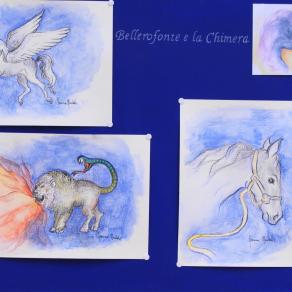 Illustrazioni di Marina Marchetti per il libro di favole di Sergio Gnudi "La mamma racconta gli eroi