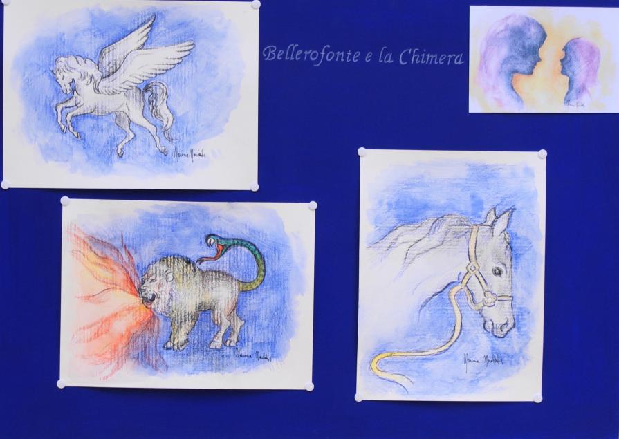 Illustrazioni di Marina Marchetti per il libro di favole di Sergio Gnudi "La mamma racconta gli eroi