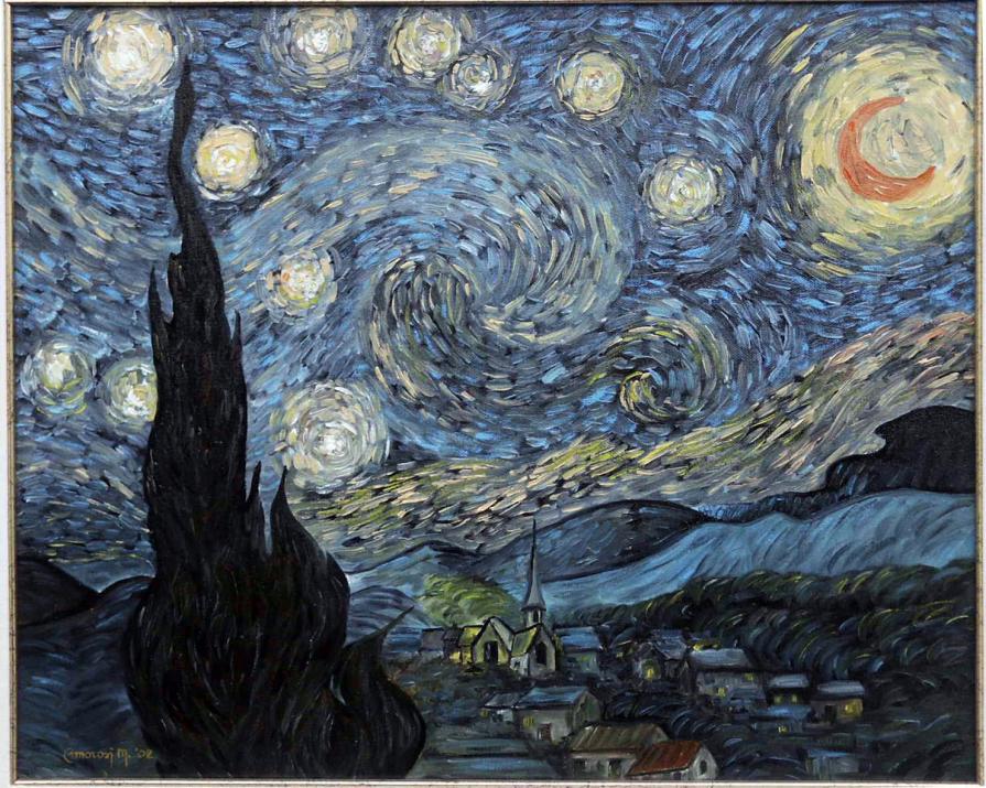 La notte stellata ( Van Gogh )
