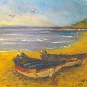 Barche sulla spiaggia