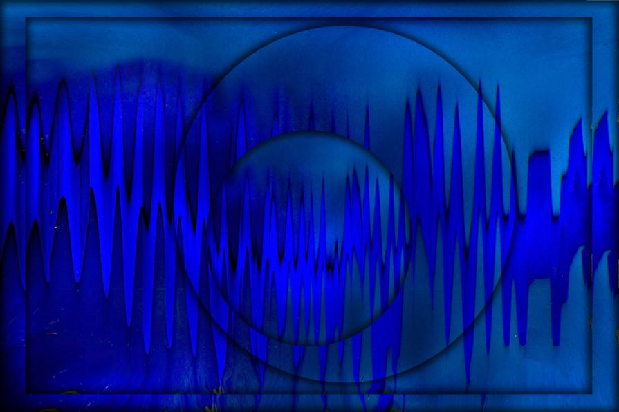 alla ricerca delle vibrazione dei colori, il blue