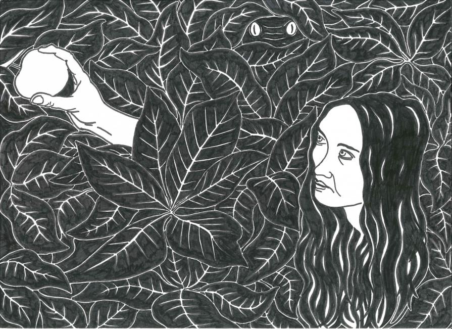 (studio fantasia vegetale su peccato originale)