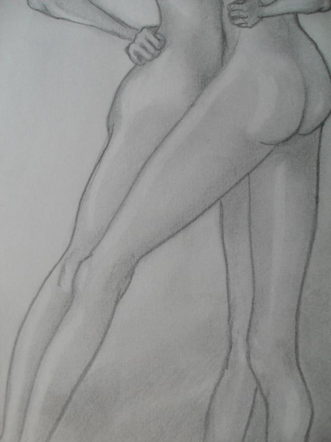 Confronto fra magrette - Silfidi (particolare)