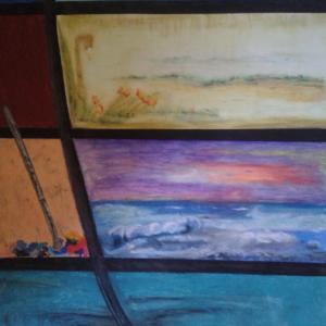 Il resto solo tu (pastelli ad olio su carta)