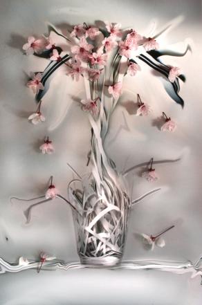 piante in fiore di fronte a me.