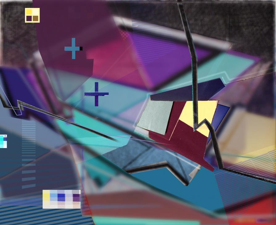 untitled etching 003 - 001 - digital collage 001 - 13 -  thirteenth alteration