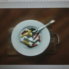 Ora mi nutro di matite colorate al forno. 