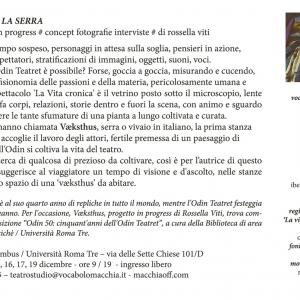 Væksthus – La serra - nelle stanze dell'Odin Teatret Væksthus – La serra - nelle stanze dell'Odin Teatret