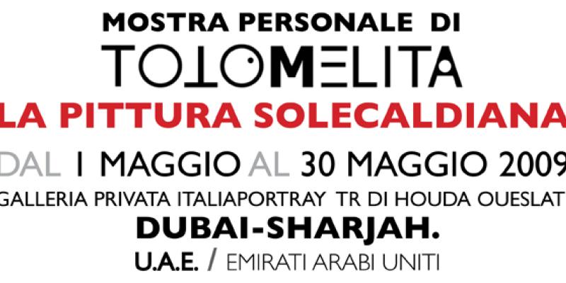 Mostra personale di pittura di TOTO' Melita