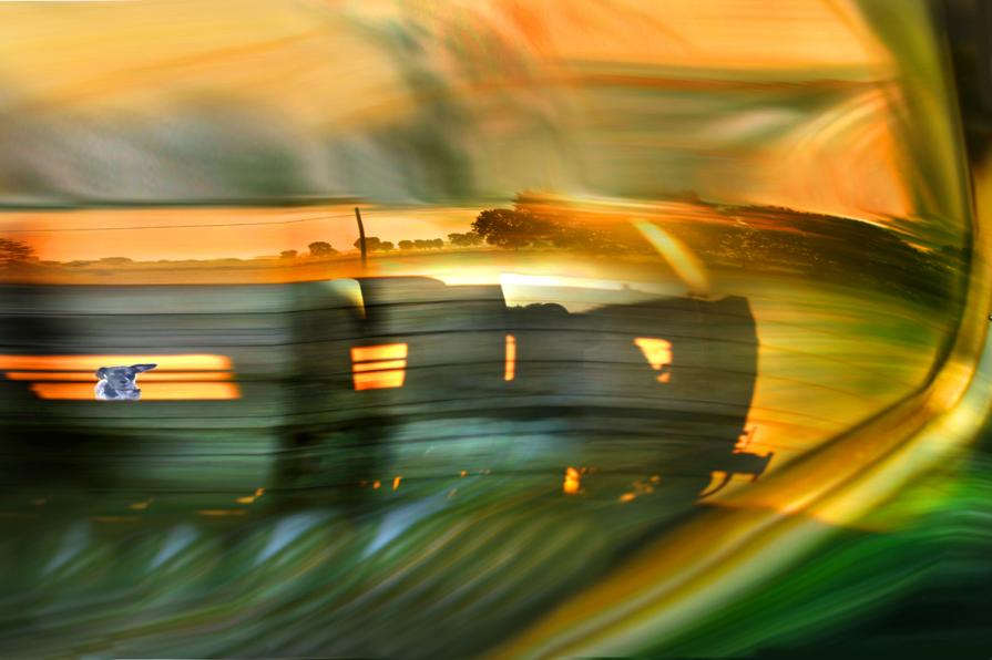 Un taglio alla pianura padana, di un pendolare.