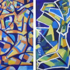 Dittico: sfaccettature di un nudo di donna