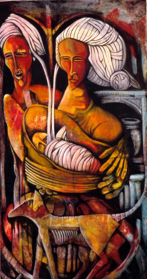 IL DONDOLO ED IL BAMBINO IN FASCE