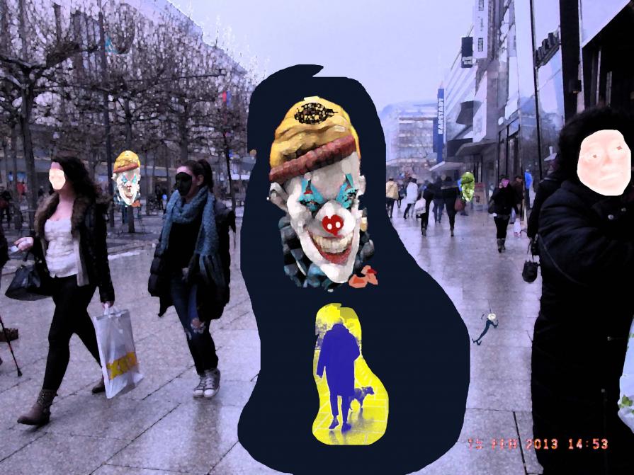 Black shade with Garnet apple 