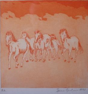 GRAFICA (cavalli in fuga dal temporale)