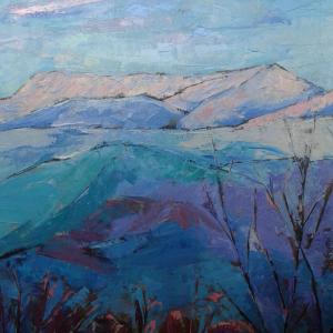 paesaggio al tramonto