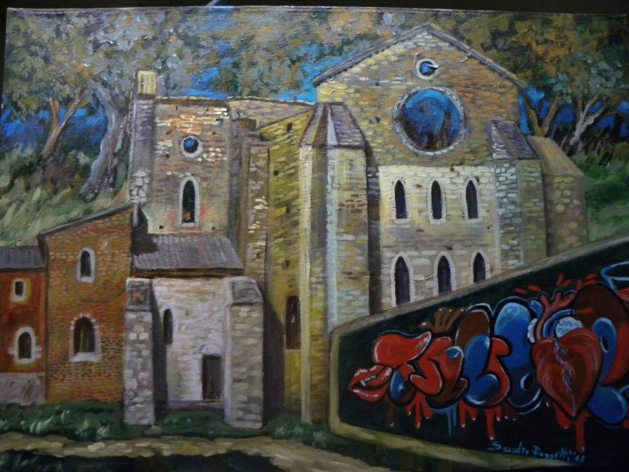 Murales a San Galgano